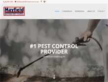 Tablet Screenshot of mayfieldbrospestcontrol.com